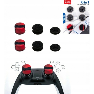 iPega P5006 PlayStation 5 controller cap set