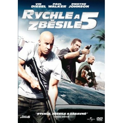 Rychle a zběsile 5 DVD
