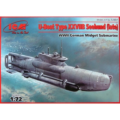 ICM U-Boat Type XXVIIB 'Seehund' Late 1:72