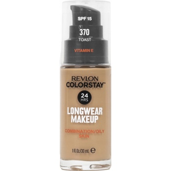 Revlon Cosmetics ColorStay dlhotrvajúci zmatňujúci make-up pre mastnú a zmiešanú pleť 370 Toast 30 ml
