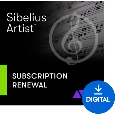 Avid Sibelius Artist 1Y Subscription RENEW (Дигитален продукт)