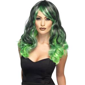 Fever Ombre Wig Bewitching Green & Black 44257