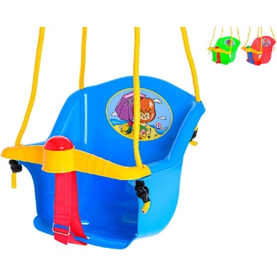Teddies houpačka Baby s pískátkem plast 35 x 34 x 35 cm nosnost 20 kg 3 barvy