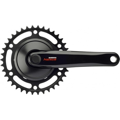 Shimano kliky NEXUS FC-C6000 - 170/38z, černé bez krytu