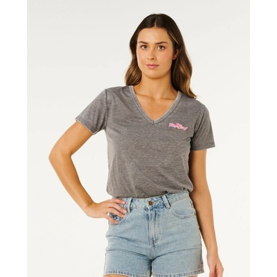 RIP CURL tričko Layday Standard Tee Washed Black 8264