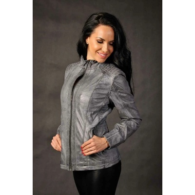 Max Original Leather Dámska kožená bunda GOLDIE Grey