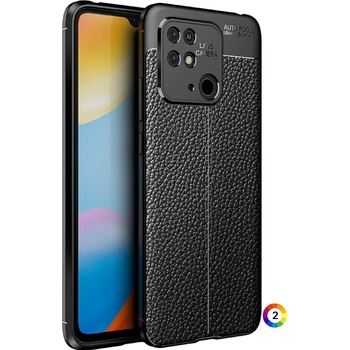 Image 1 of Xiaomi Redmi 10C Удароустойчив Litchi Skin Калъф и Протектор
