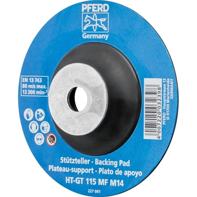 Pferd 44890200 | Nosič fíbrov 115 mm x M14, HT-GT extrémne tepelne odolný