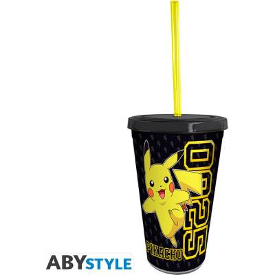Abystyle POKEMON Tumbler with straw Pikachu Collage 470 ml