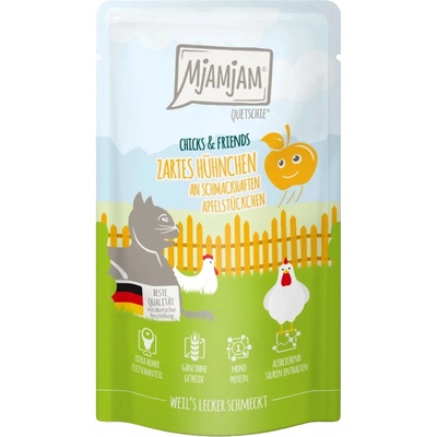 MjAMjAM Chicks & Friends kuře a jablko 125 g
