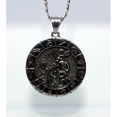 Steel Edge Přívěsek se znamením zvěrokruhu WJHP4278 Vodnář