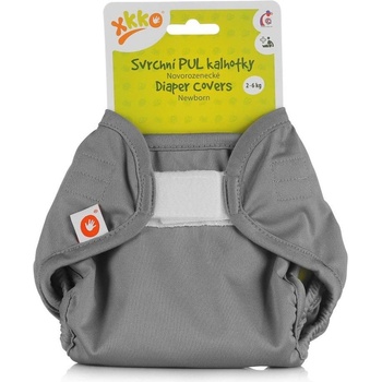 Kikko Svrchní PUL kalhotky XKKO Newborn Grey