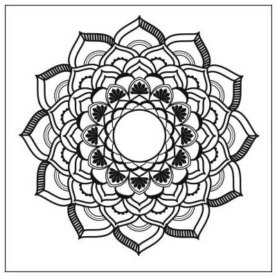 Plakát čtverec Ikea kompatibilní Mandala