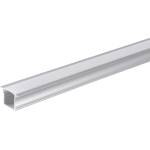 OPTONICA АЛУМИНИЕВ ПРОФИЛ ЗА LED ЛЕНТА СРЕБРИСТО ТЯЛО/БЯЛ КАПАК L=2m 24x14mm (5131)