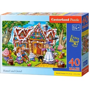 Castorland - Puzzle Hansel and Gretel - 40 - 99 piese