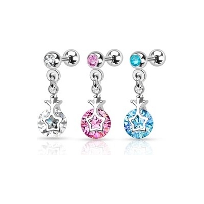 Piercingate činka do ucha PNC00088 čirá