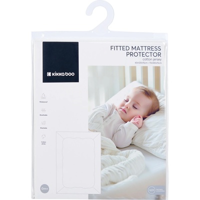 KikkaBoo Протектор за матрак Kikkaboo - Stripy Friends, с борд, 60 х 120 х 15 сm (41105010018)