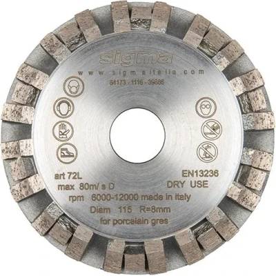 SIGMA Диамантен шлифовъчен диск Sigma 72L/ 115 мм (72L)