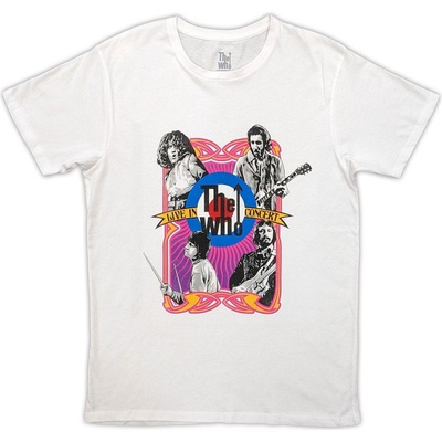 The Who In Concert Target Logo White XL Риза (<![CDATA[WHOTEE58MW04]]>)