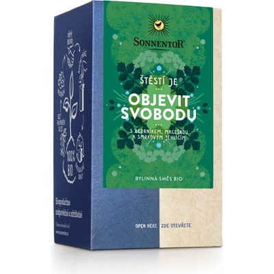 Sonnentor Štěstí je objevit svobodu Bio 18 x 1,5 g