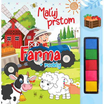 Maľuj prstom Farma Foni book