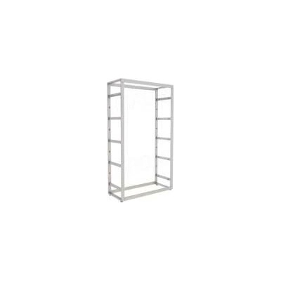 BIGSHOP Predajný, policový systém KIT 08, 1072 x 442 x 1850 x 182,5 mm, matná biela