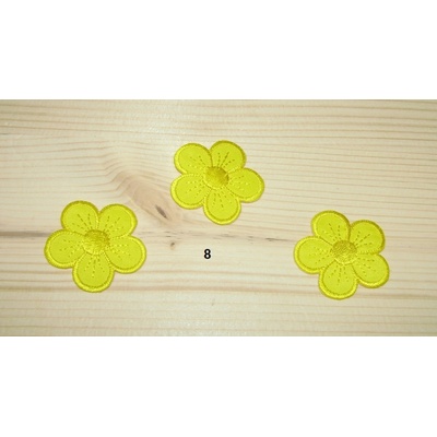 Nažehľovačka kvet priemer 3,5cm 8