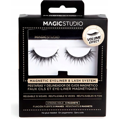 MAGIC STUDIO MAGNETIC Efekt objemu Magnetické řasy + oční linky