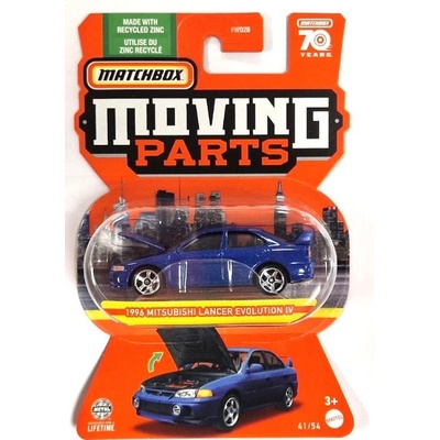 Matchbox Moving Parts 1996 Mitsubishi Lancer Evolution IV