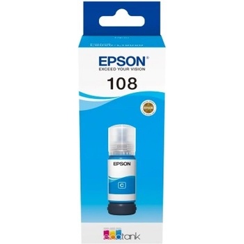 Atrament Epson 108 Cyan - originálny