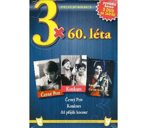 3x DVD - 60. léta