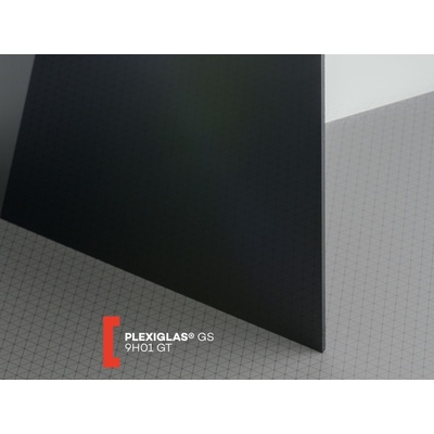 Röhm Plexiglas GS 3 mm 9H01 propustnost 0% 1010 x 2030 mm černé 1 ks