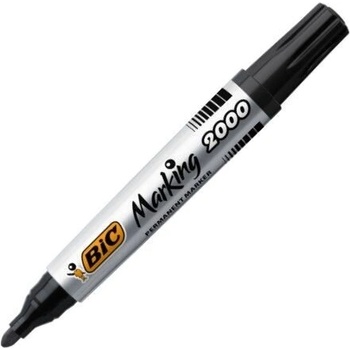 BIC Перманентен маркер bic marking 2000, объл връх 5.0 мм, черен