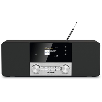 Image 1 of TechniSat Радио часовник, TechniSat, DIGITRADIO 4 C, DAB + и FM, Bluetooth, 10 W, Черен (0000/3937)