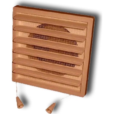 Lenman 140 x 140 mm žaluzií a síťkou béžová 14-0503