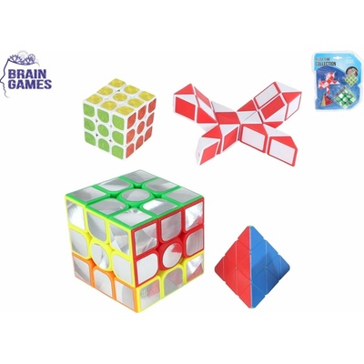Mikro trading Brain Games Sada hlavolamů 4 ks na kartě