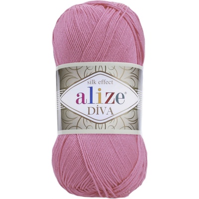 Alize příze Diva 178 fréziově růžová