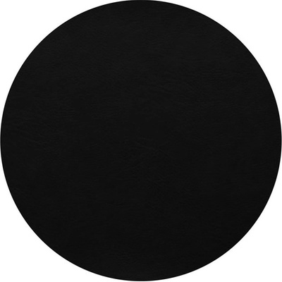 ASA Selection Prostírání kulaté Vegan leather černé 38cm