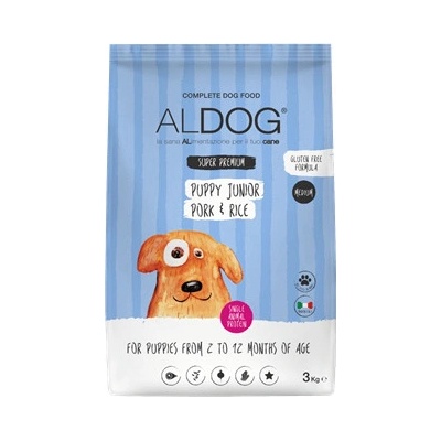 Aldog Puppy Junior Pork Medium 12 kg