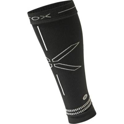 STOX Energy Socks Дамски чорапи за бягане STOX Energy Socks Women's Running Calf Sleeves Leg warmers - Black / Light Grey - размер 38-40 (EU) (207-2121-0112)