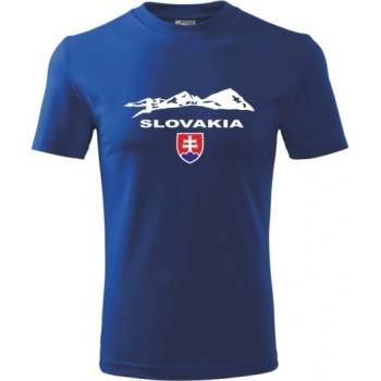 Valach tričko Slovakia Tatry kráľovské modré