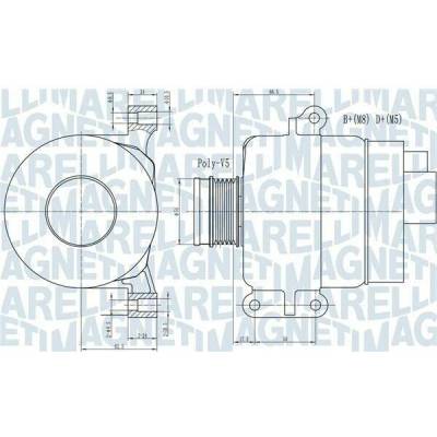 generátor MAGNETI MARELLI 063731969010