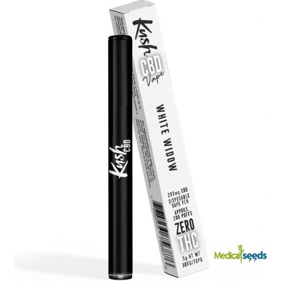 CBD Kush Vape White Widow 200 mg 200 potáhnutí 1 ks