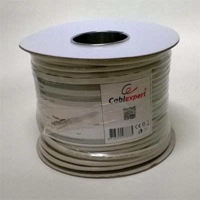 Gembird UPC-6004SE-SOL/100 CAT6, UTP, prémiové CCA vodiče, 100m, šedý
