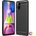 Samsung Galaxy M51 Удароустойчив Carbon Fiber Калъф и Протектор