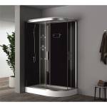 Inter Ceramic Хидромасажна душ кабина ICSH 876 NEW ЛЯВА, 120x80x215см, 4мм (876L NEW)