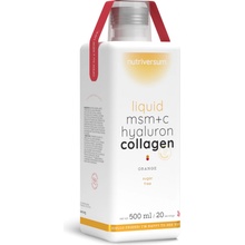 Nutriversum WOMEN LIQUID MSM+C HYALURON COLLAGEN 500 ml pomaranč