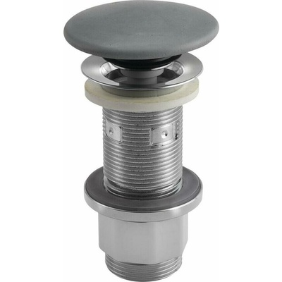 Sapho Formigo Umývadlová výpusť click-clack, 5/4" sivá FG917