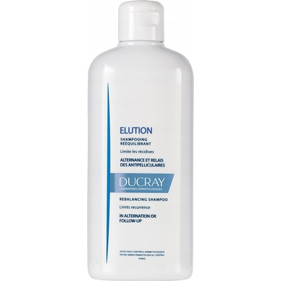 Ducray Elution šampón pre navrátenie rovnováhy citlivej vlasovej pokožke 400 ml