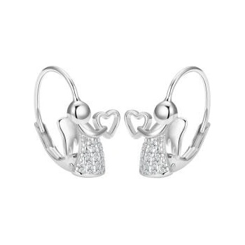 Silverino strieborné náušnice EL193404